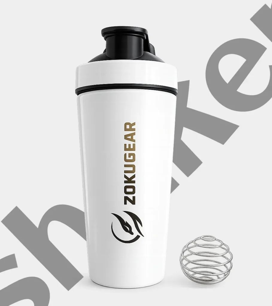 zokugear stainless steel shaker white